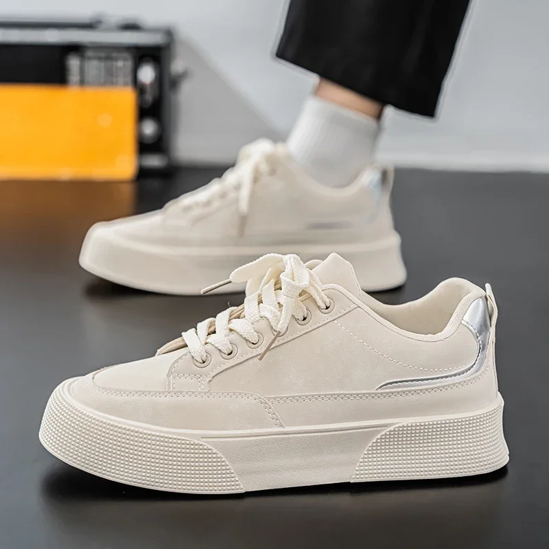 2024 New Rongxing Autumn New Solid Color Trendy Versatile Height-increasing Casual Sports Men's Shoe Tenis Para Hombre Zapatilla