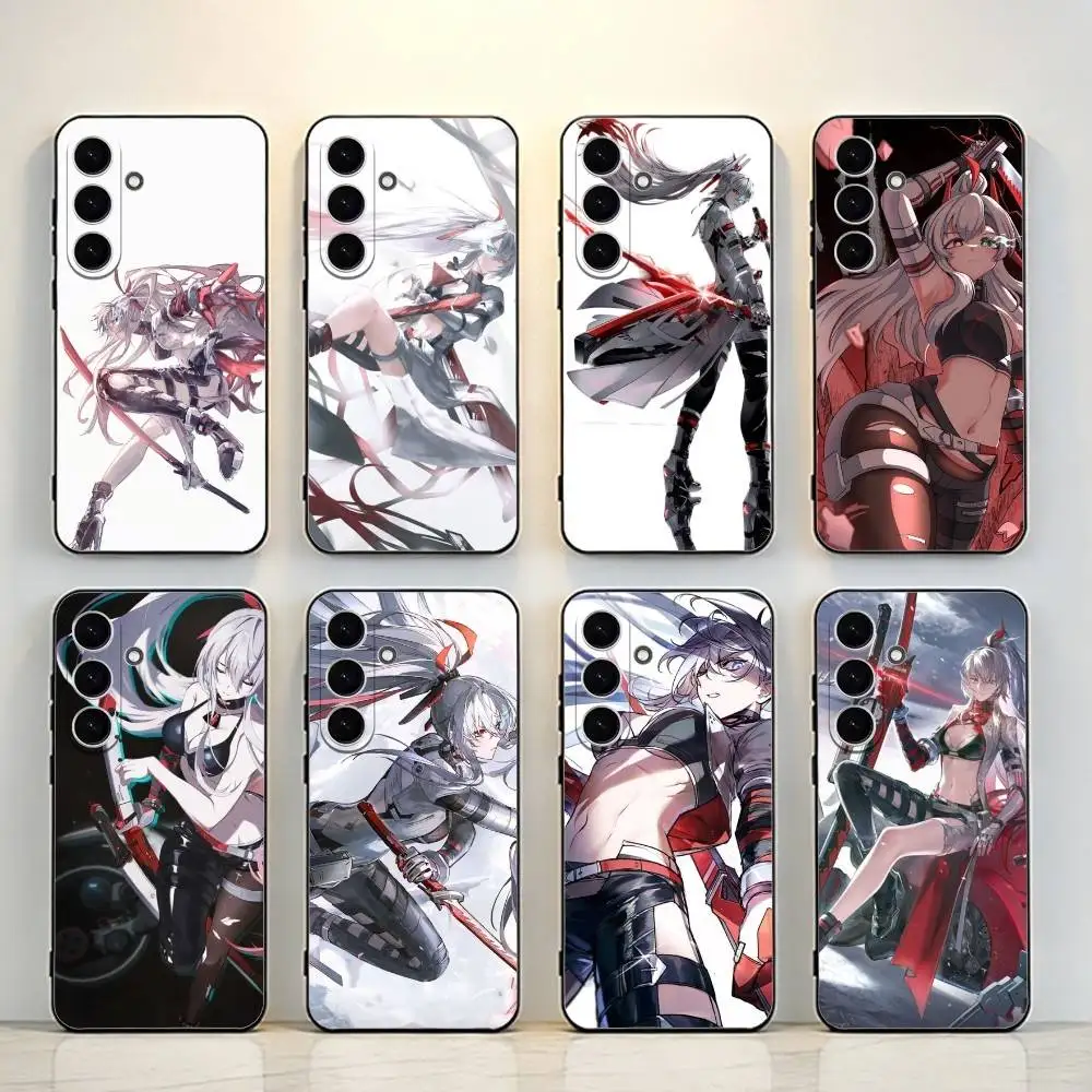 

Punishing Gray Raven Alpha Black Shell Phone Case For Samsung Galaxy A73,A72,A71,A70,A53,A52,A51,Others Soft Black Shell