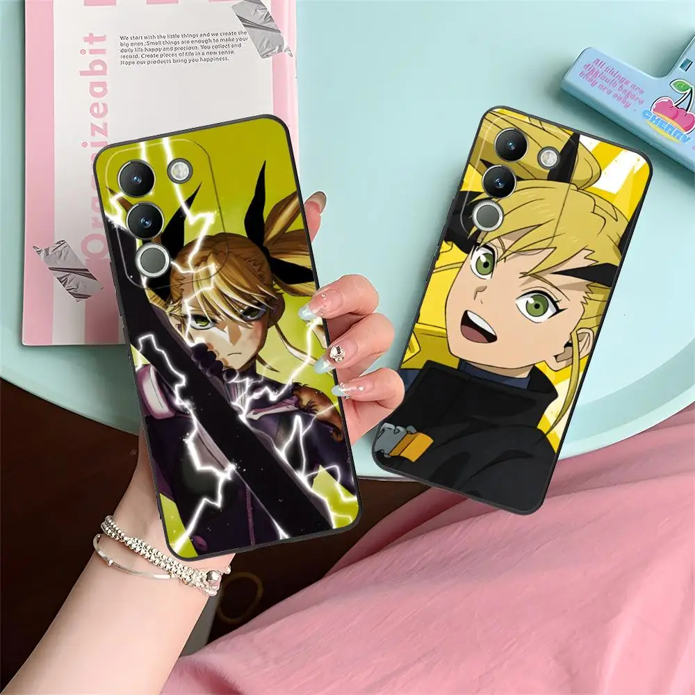 

Чехол для телефона Kaiju No.8 Kikoru Shinomiya для VIVO Y77 76 75 74 73 72 58 56 55 51 50 38 36 Y19 Y18 Y03 Y01 5G с принтом