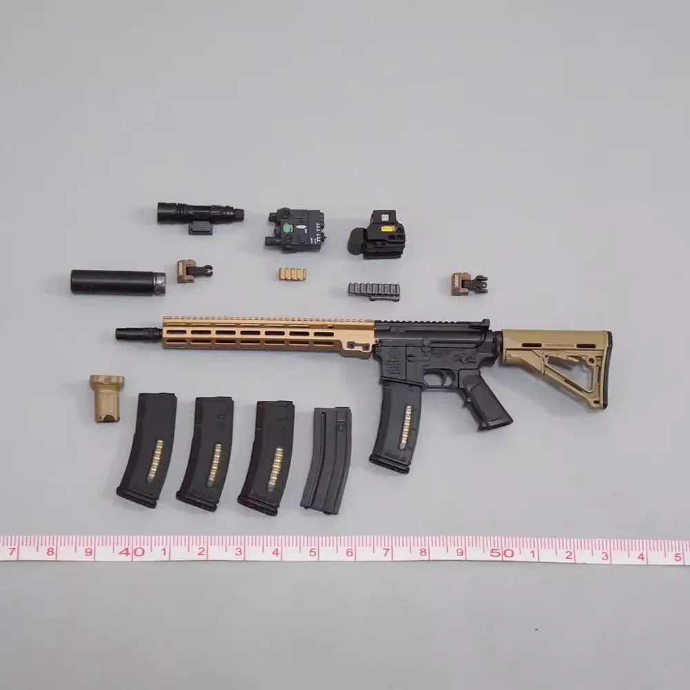 For Sale 1/6 Easy&Simple ES HRT06 HRT TEAM LEADER Operation Mini Toys Weapon Model M4 Clips Grip PVC Material For 12\