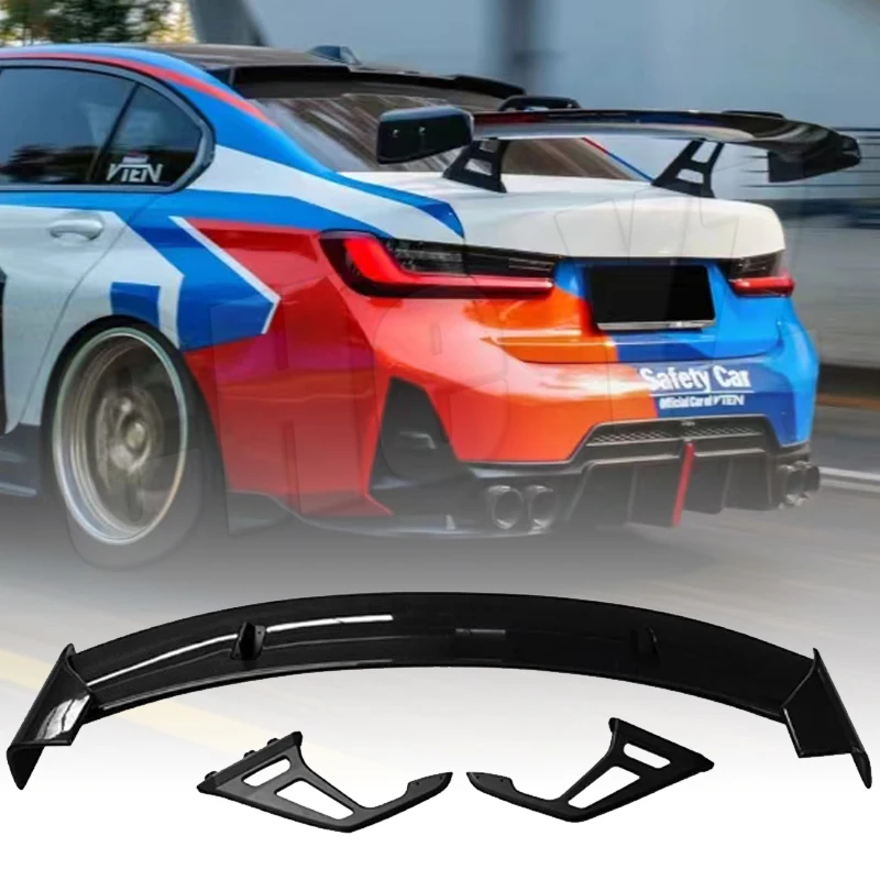 

For Bmw M2 M3 M4 F30G20Universal GT Style Forged Real Carbon Fiber Rear Tail Wing Trunk Lip Car Products Exterior Parts Spoiler