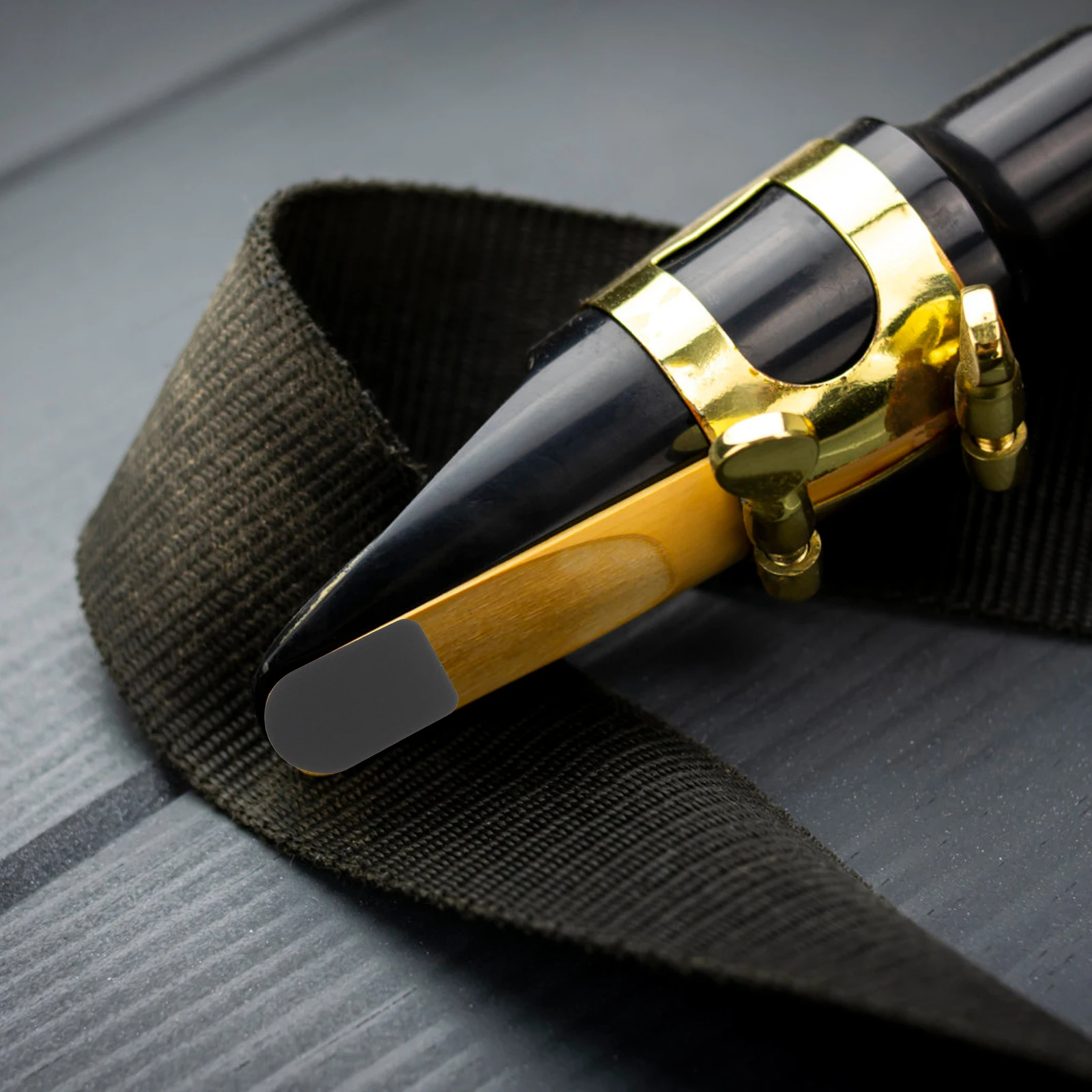 

10 Pcs Clarinet Tooth Pad Alto Saxophone Mouthpiece Pads Tenor Teeth Hick and Silica Gel Hole