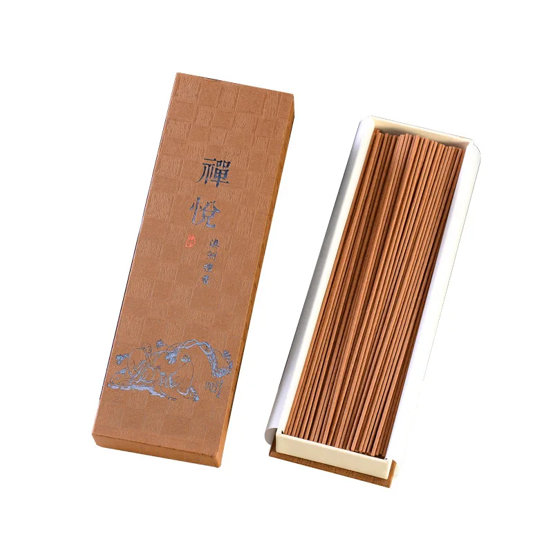 80G Incense Sticks Aged Sandalwood Fragrant Incense Sticks Cedar Aromatherapy Air Freshener for Yoga Room Temple