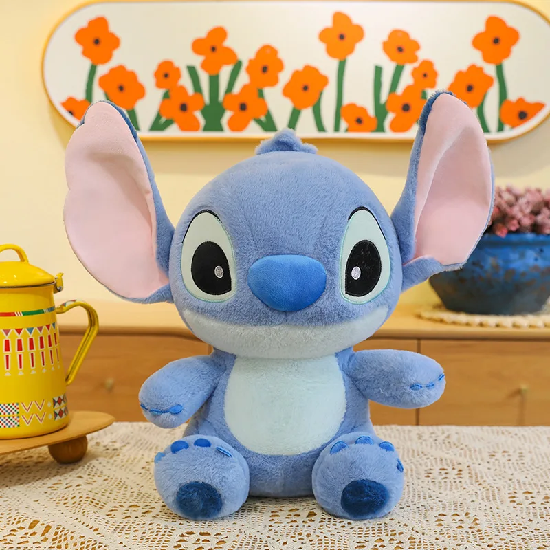 30/80CM Disney  Lilo and Stitch Plush Toys Dolls Anime Stitch Cute Cartoon Stuffed Plushie Doll Pillow Children's Birthday Gift