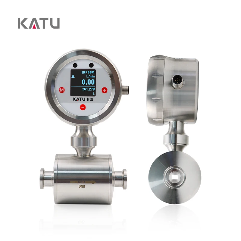 FM260 Industrial Gas Flow Meter Sensor Type Dn25 Digital Electronic 304 Flowmeter Liquid Water OEM 24VDC