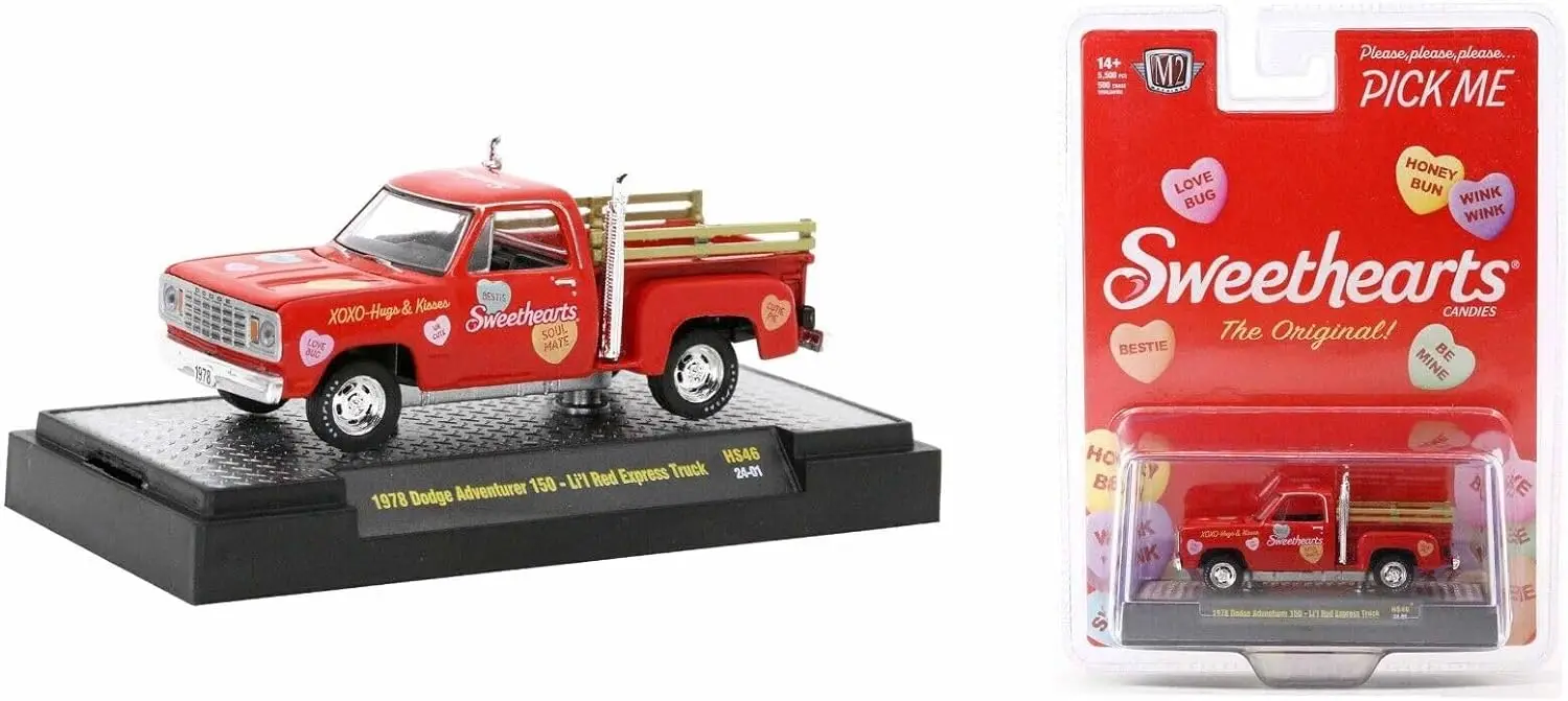 M2 machines 1:64 Sweethearts 1978 Dodge Adventure 150 pickup