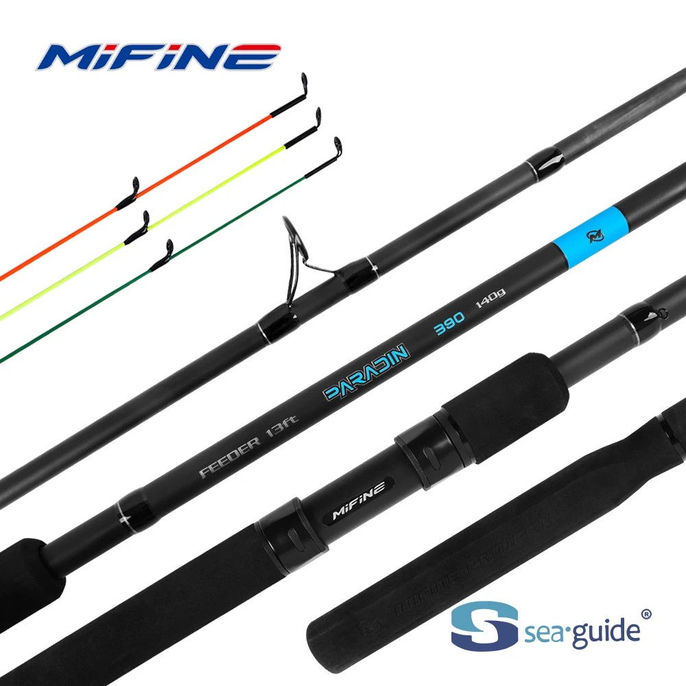 Mifine Paradin Feeder 3,60 m – Caña carbono 3 puntas carpa