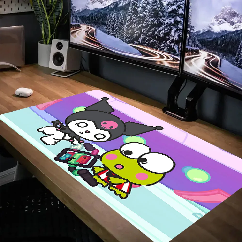 

Gaming Keyboard Pad Kuromi Mouse for Computer Accessories Desk Mat Pc Gamer Mausepad Table Pads Deskmat Mousepad Mats Cabinet