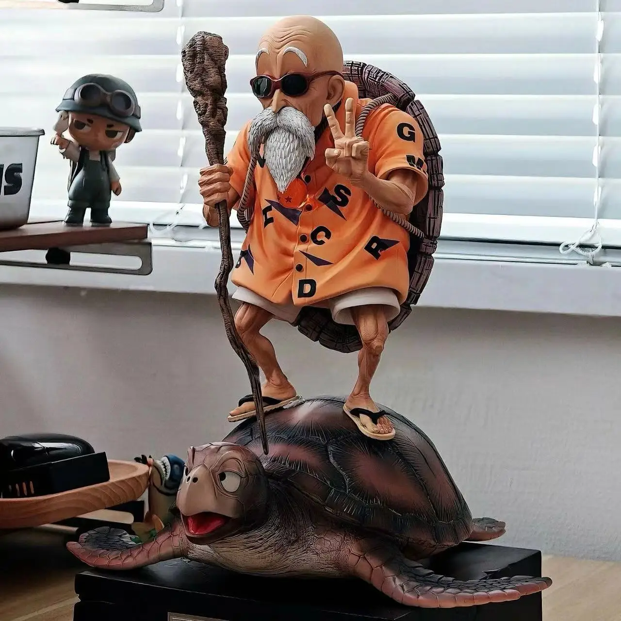 

23cm/9.06 Anime Dragon Ball Kame Sennin Figure Master Roshi Figurine Pvc Statue Action Figures Collection Model Toys Gifts