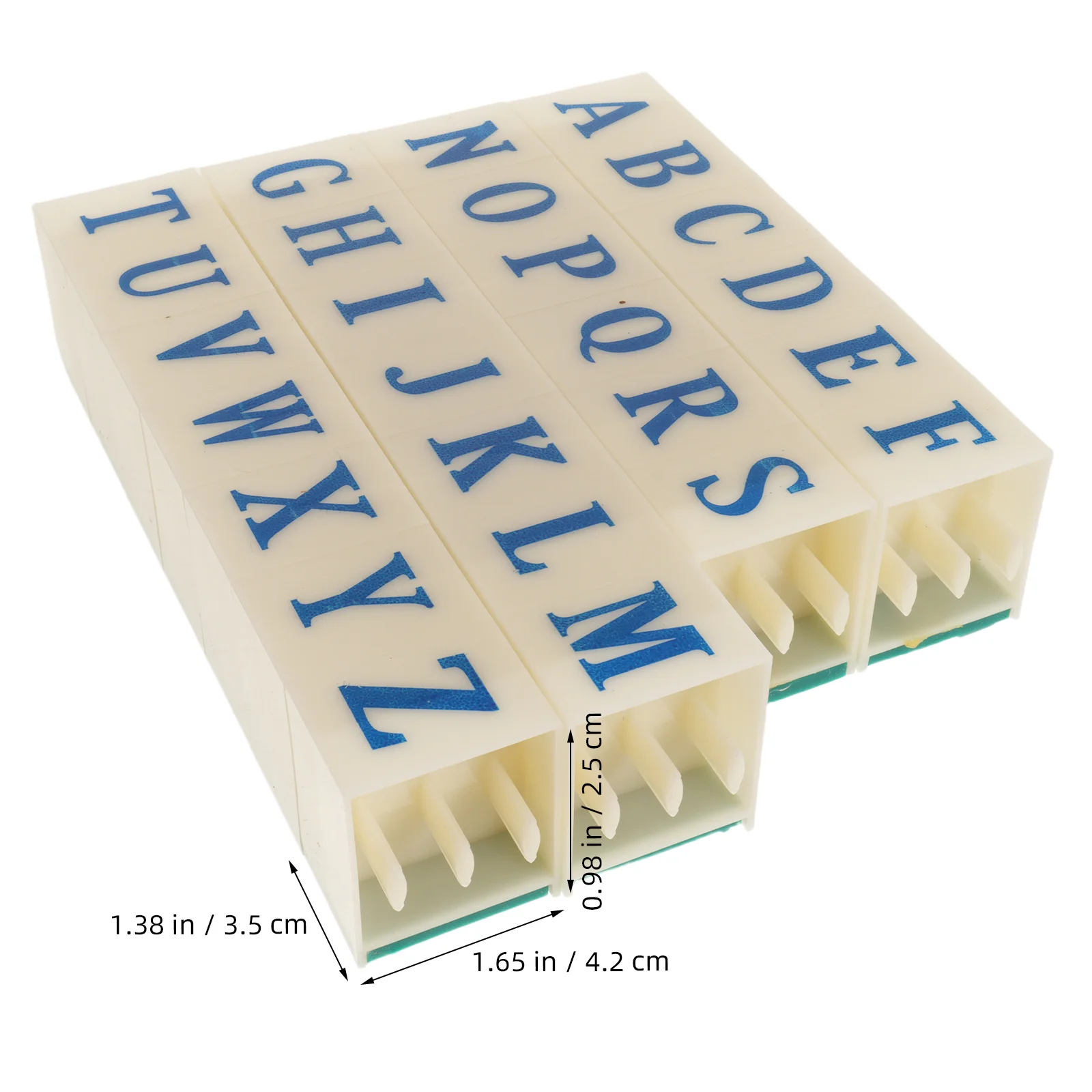 1 set di timbri alfabetici creativi staccabili kit di timbri per lettere minuscole per scrapbooking in ceramica di argilla fai da te e artigianato postale