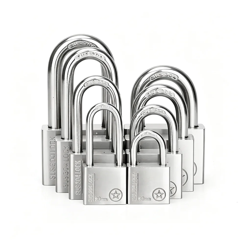 4Pcs  Same Key With 4Pcs Cylinder Padlock Set Waterproof Rustproof Anti-Theft Miteproof for Household Dormitory Door Lock