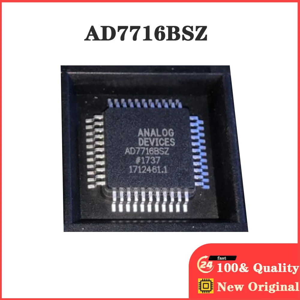 

(1piece) 100% AD7716BSZ AD7716 QFP44 New Original Stock IC Electronic Components