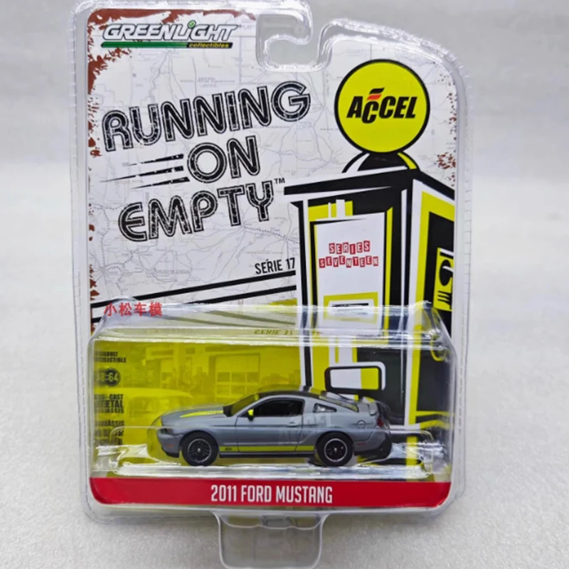 

Greenlight Alloy 1:64 2011, модель автомобиля Ford Mustang для взрослых, классическая коллекция, дисплей, подарок, сувенир, игрушка, место