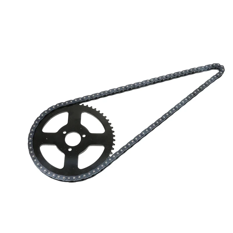 

108 Chain + 54T Sprocket 2 Stroke 47CC 49CC For Mini Small Sports Car Pocket Bike Off-Road Motorcycle Replacement