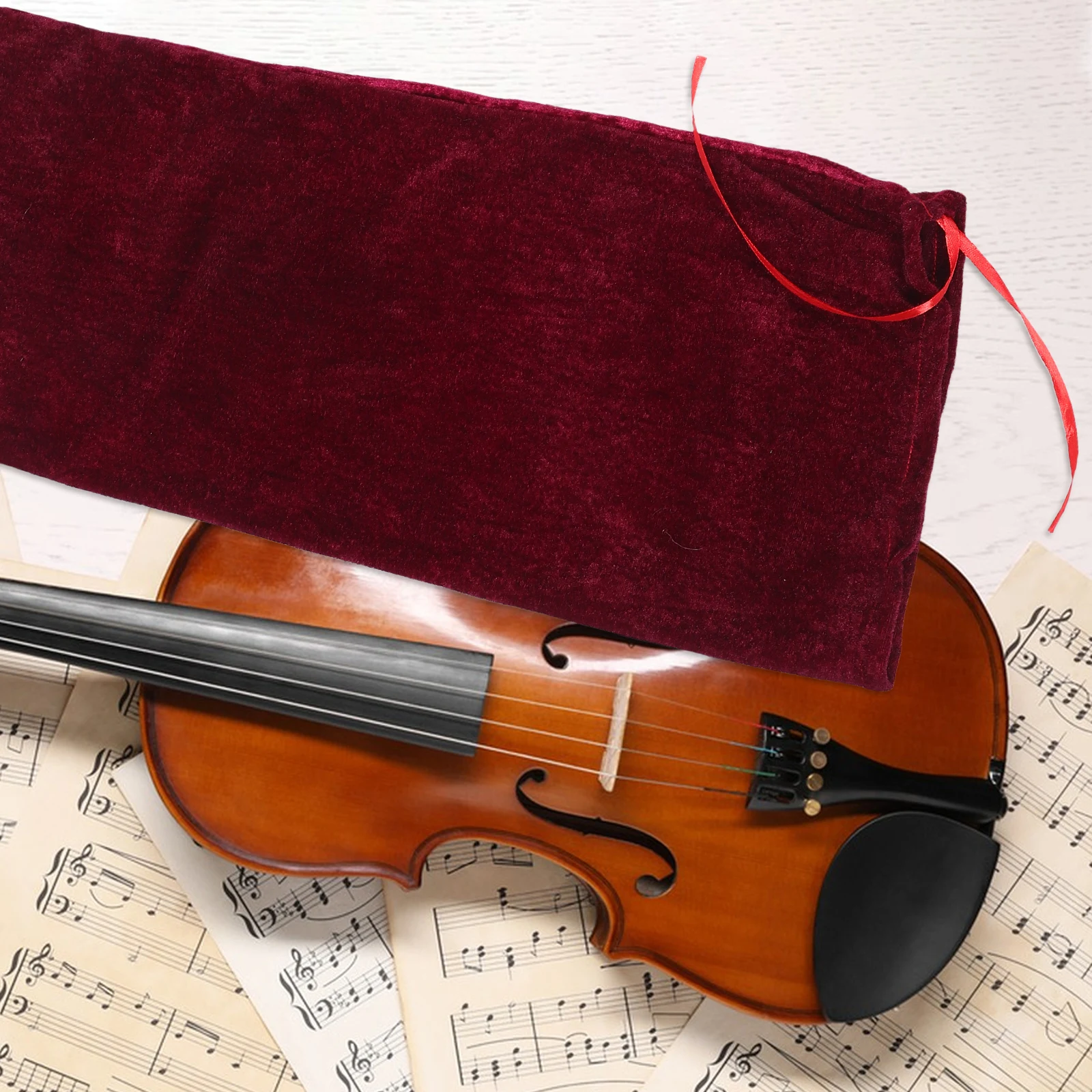 

Violin Cover Musical Instrument Carrying Case Accessories Lined Protector Bag