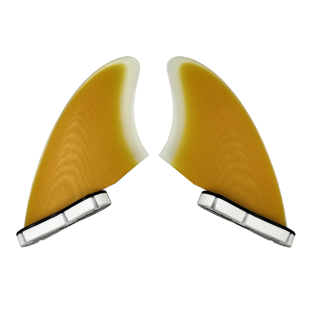 UPSURF FCS Ⅱ Keel Surfboard Fins Twin sets Quilhas Thruster K2 Side Fins Fibreglass Twin tabs Fins For Fishing Funboard Fins