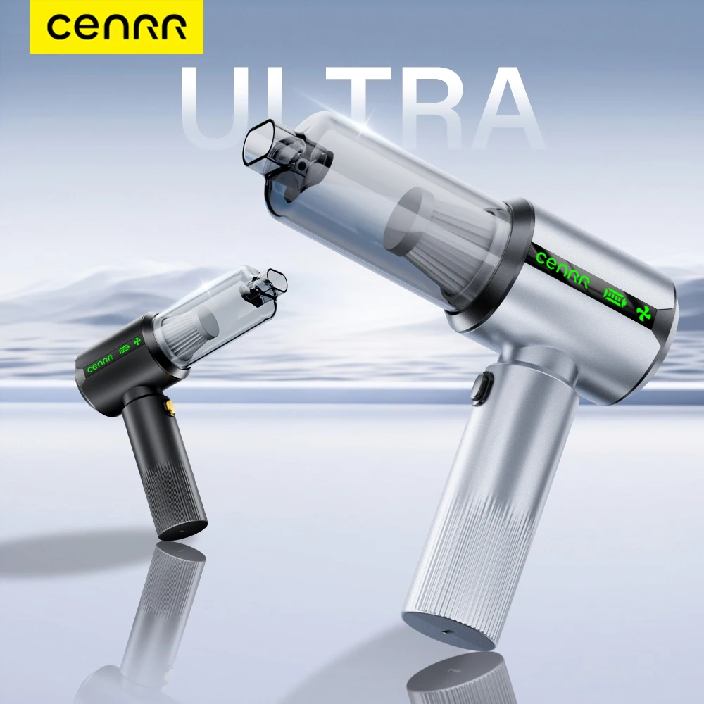 CENRR Wireless Mini Car Vacuum Cleaner Cordless Powerful Car Cleaner HandHeld Portable Appliance Vacuum Cleaner Cleaning Machine