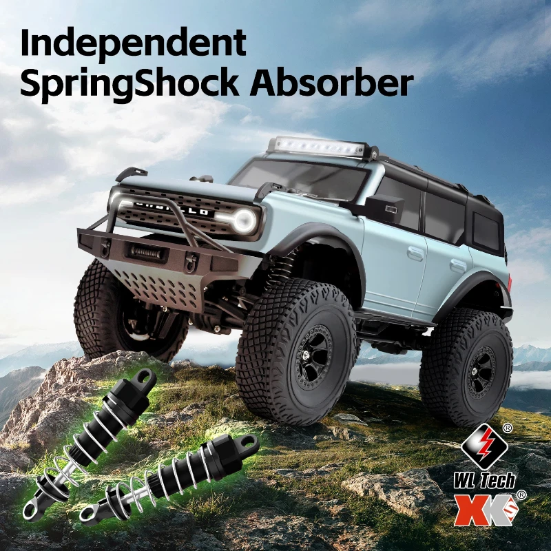 

WL 184023 1 18 Scale Remote Control Car 4WD Off Road Crawler Electric Racing Truck RC Model Toy Gift For Boys