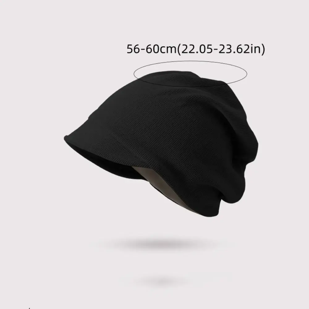 Chemo Cap Effen Kleur Beanie Hoed Gehoorbescherming Warm Houden Slouchy Baggy Caps Dikker Katoenen Skull Cap Unisex