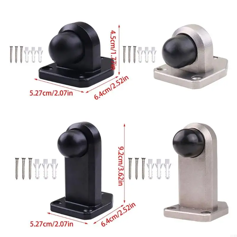 سدادات أبواب معدنية قوية لا تؤثر على مثقاب حامي الحائط بدون تركيب للمنزل