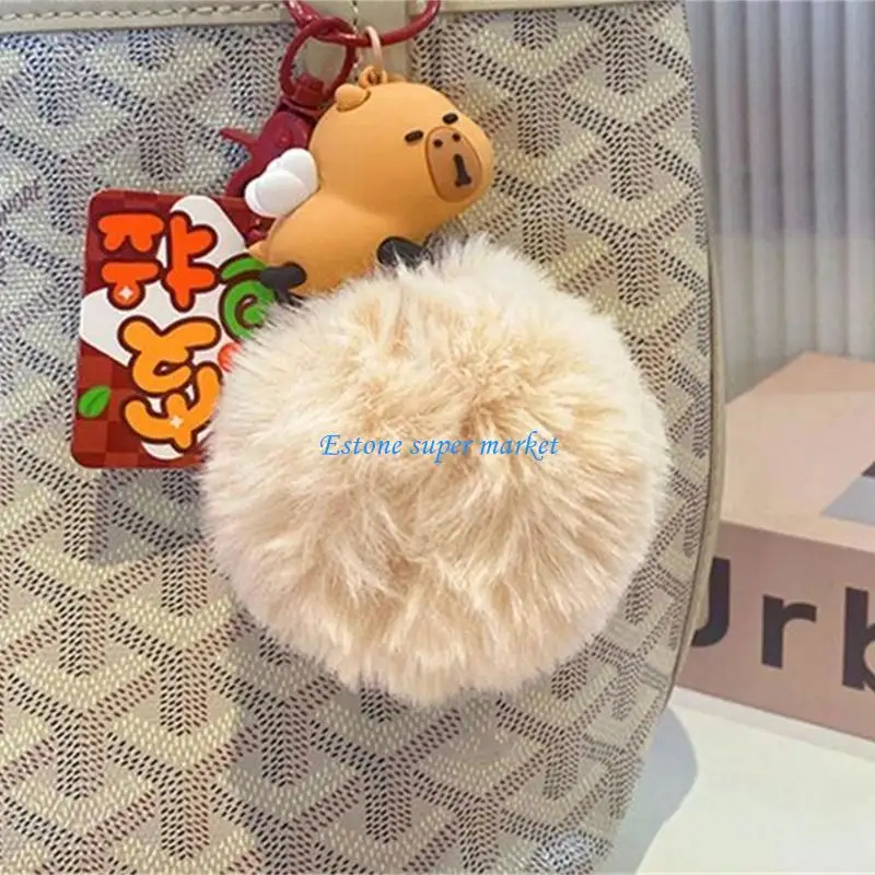 090B محاكاة كابيبارا المفاتيح لملحقات آلة لعبة هدية جوائز كرنفال للأطفال على ظهره هدية عيد الحب #4