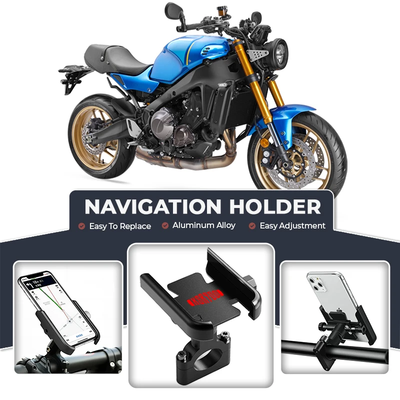 Для XJ6 XJR XSR XSR900 XSR700 XSR250 XSR300 XSR500 Универсальный регулируемый держатель для телефона из сплава для мотоцикла, кронштейн, подставка GPS