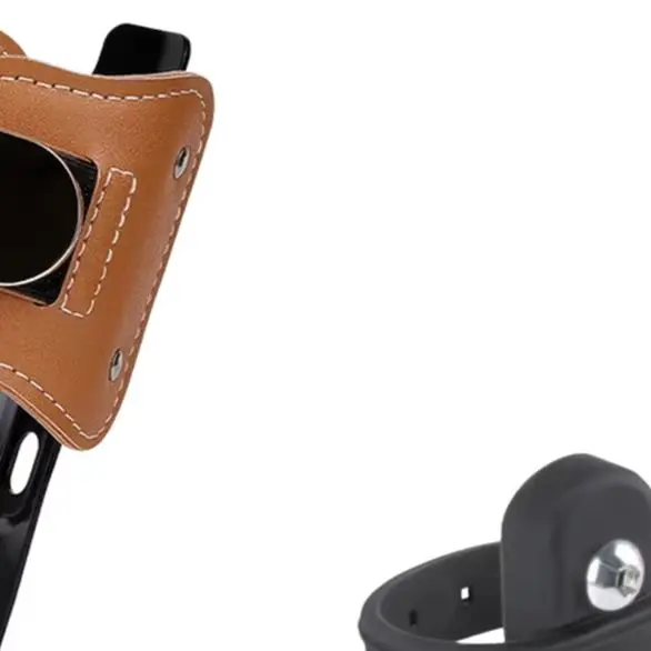 Leather Bike Water Bottle Cage Anti Shake No Drill Aluminum Alloy Cup Holder For Mountain Road Cycling Bicycle Parts Accessories