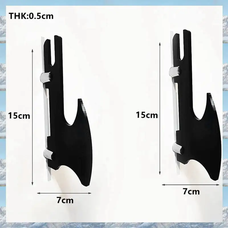 2025 Espositore per spada 2X stile caldo, gancio per spada, espositore per spada da samurai a parete in acrilico a due strati, supporto per tutti gli Sw