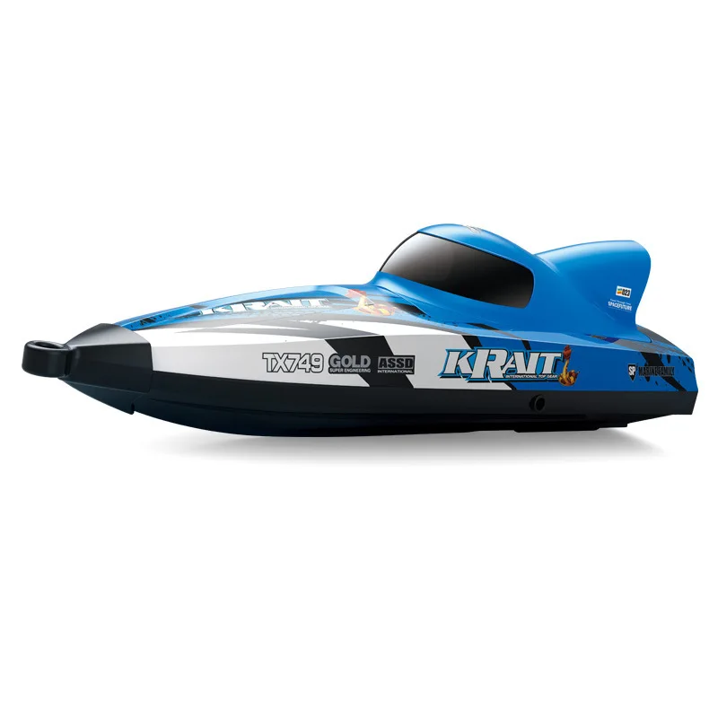 749 Turbojet Remote Control High-Speed Speedboat Brushless Motor 2.4g Electric Remote Control Ship Model Toy Kids Birthday Gift