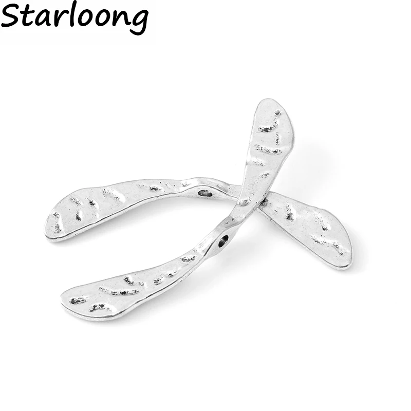 2pcs/lot fashion antique  Alloy Charms Pendant Boomerang shape Jewelry Making DIY Charms Handmade for necklace bracelet