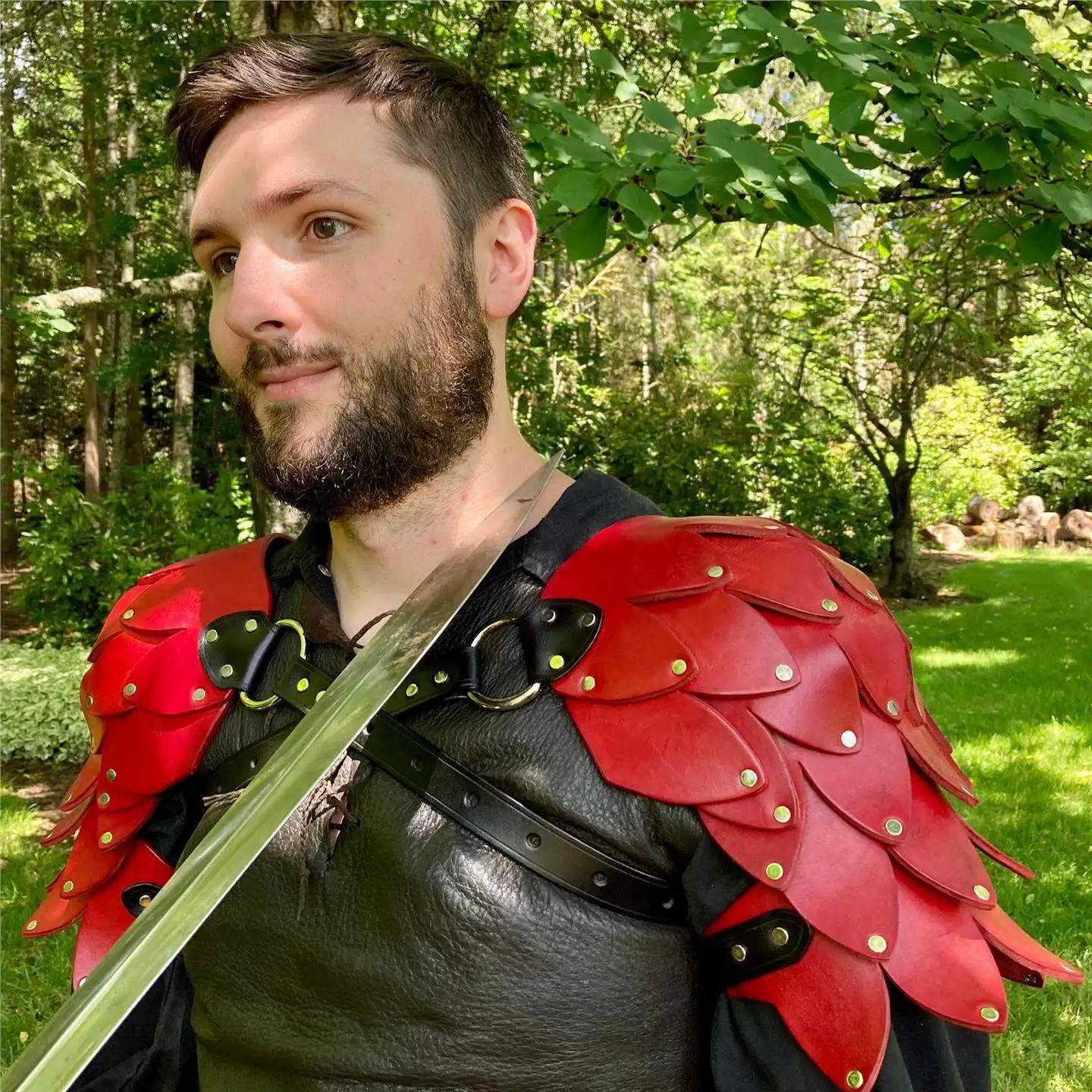 

Renaissance Medieval Shoulder Plate Armor Cosplay Women's Ethnic Stage Costume Cross-Border New Style Vintage