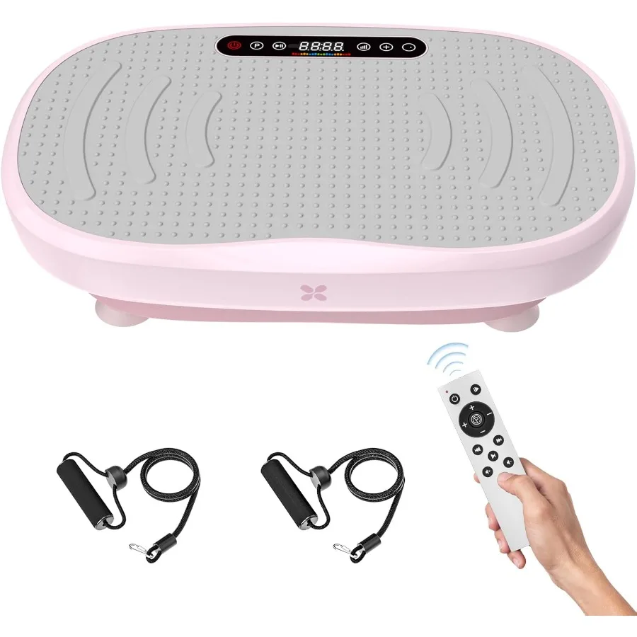 Máquina de ejercicio con placa vibratoria con diseño curvo para entrenamiento de cuerpo completo en casa: mejora la pérdida de peso y la recuperación muscular
