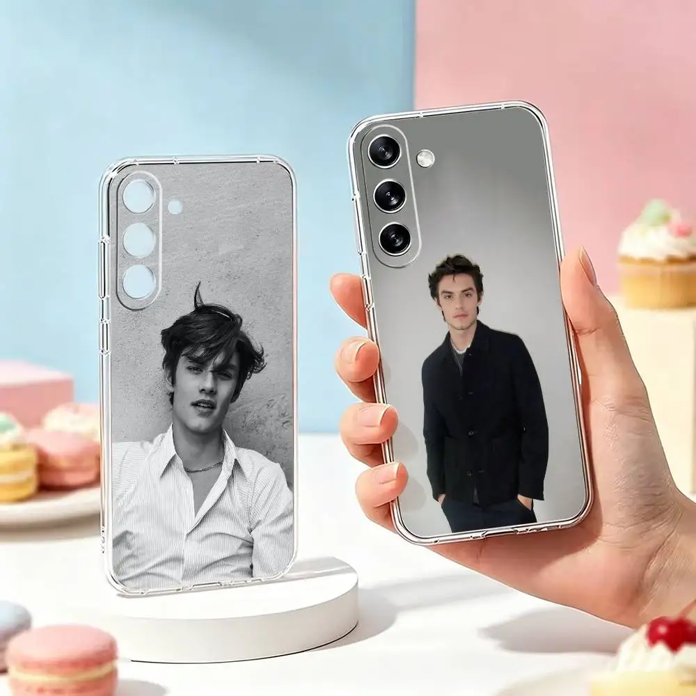 Actor Model Louis-S Partridge Phone Case Transparent Silicone Soft For SamsungA10,12,20,21S,30,31,40,50,51,52,70,71