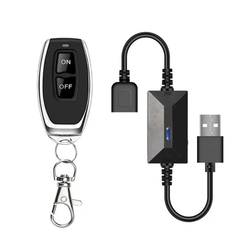 

A29F-USB Wireless RF Remote Control Switch USB Remote Control Switch For LED Light Strip Reading Lamp Light Fan