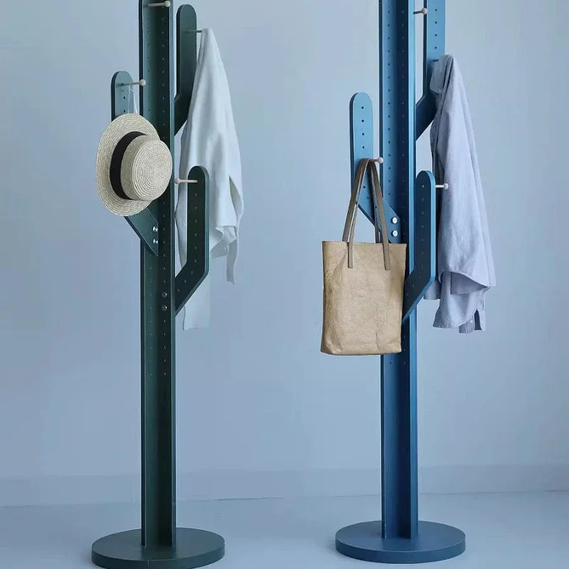 Simple Coat Rack Floor-standing Coat Rack for Home and Bedroom Creative Cactus-shaped Coat Racks Entryway Storage Racks