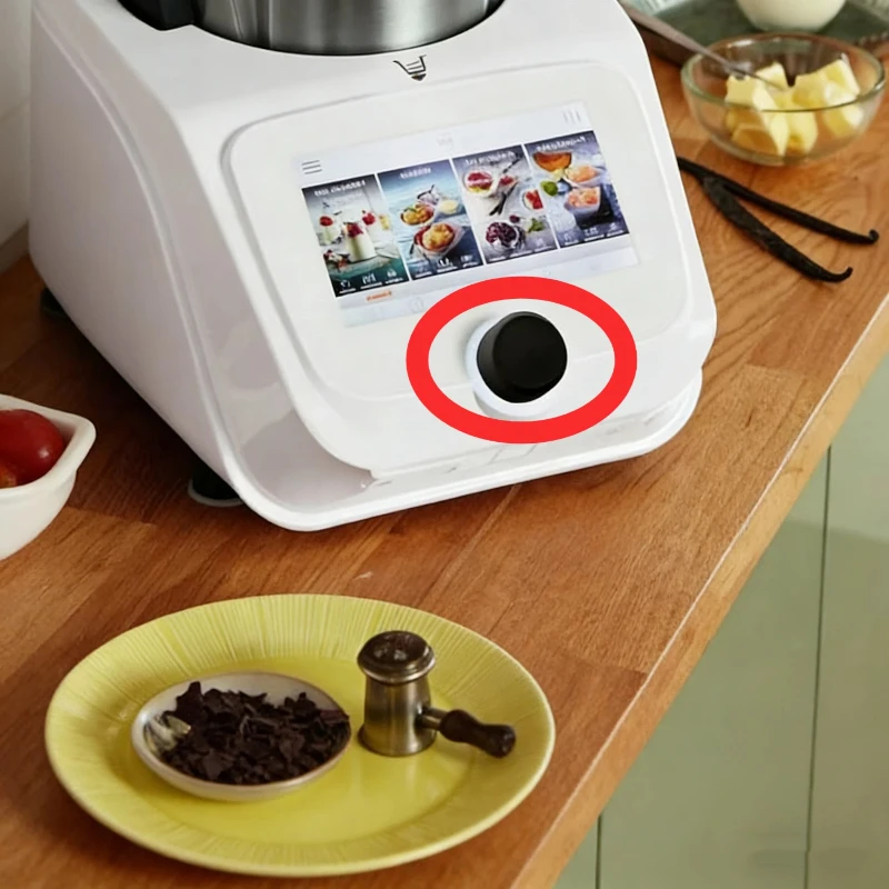 Thermomix TM6 Schalter-Silikon-Schutzabdeckung, Geeignet für TM6 Küchenmaschinen-Schalterzubehör – Detail 3