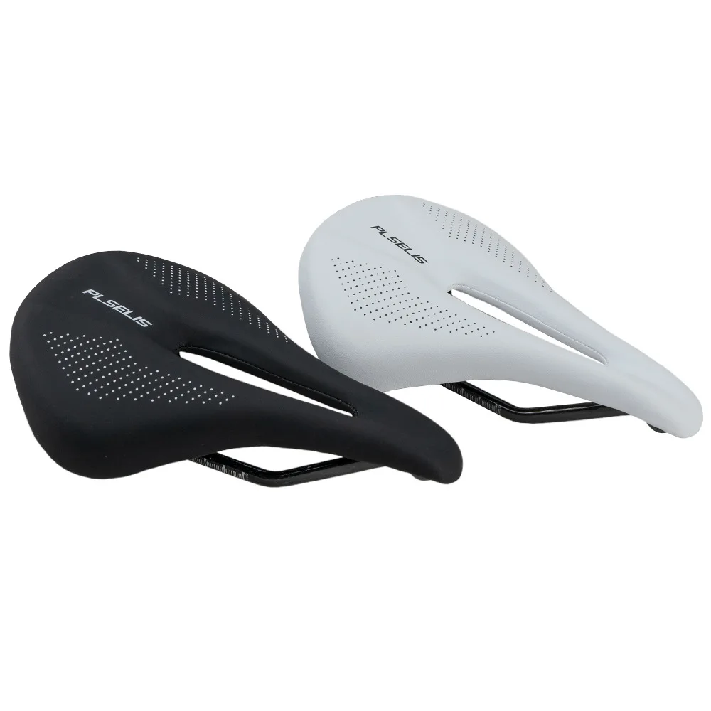 Bicycle carbon fiber handmade seat cushion carbon bottom carbon bow integrated hollow EVA silicone, riding saddle