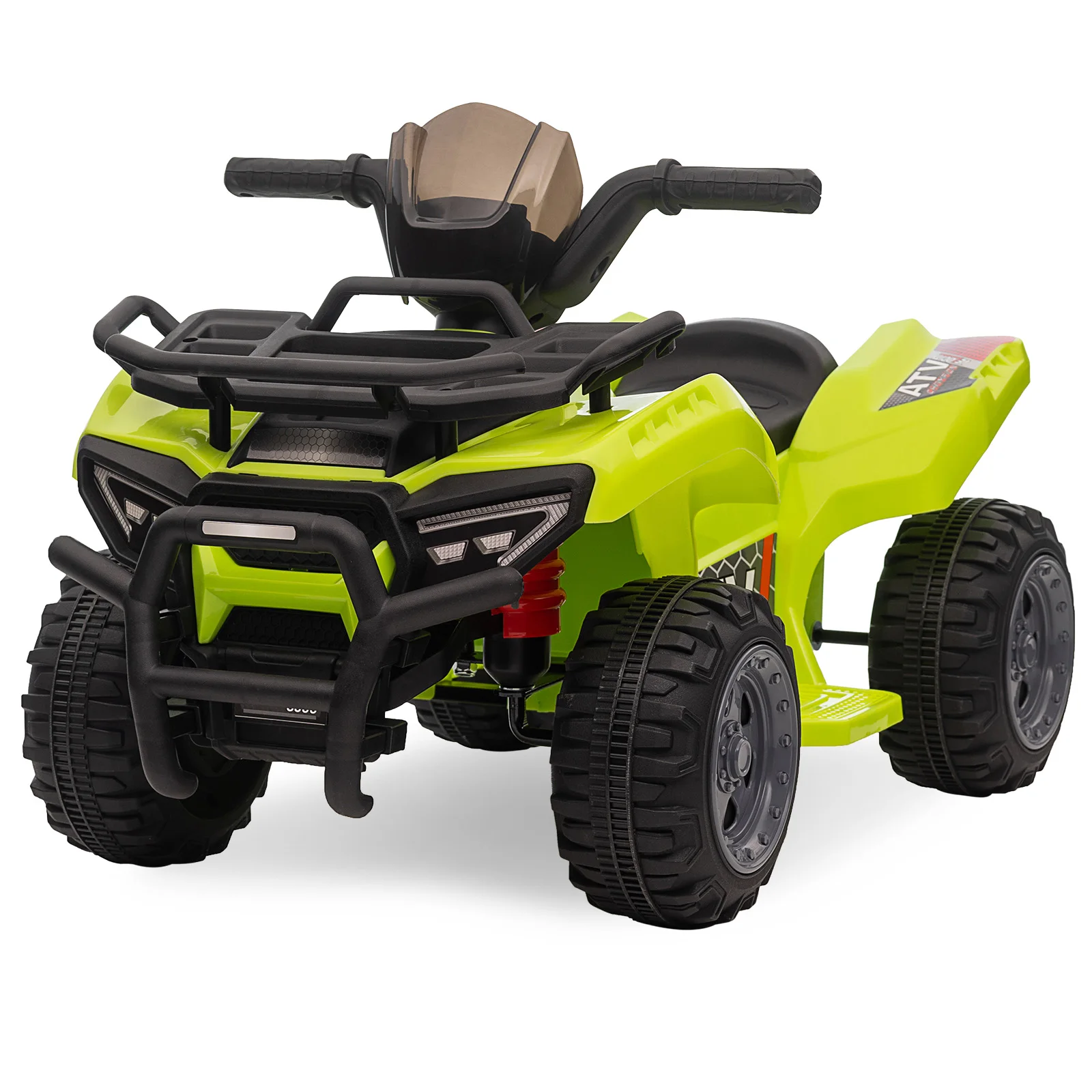 Kids ATV 4 Wheeler, 6V Ride On Toy Car w/Music, 1.8 Mph Max Speed, Wear-Resistant Wheels, Battery Powered Toddler Cars to Drive