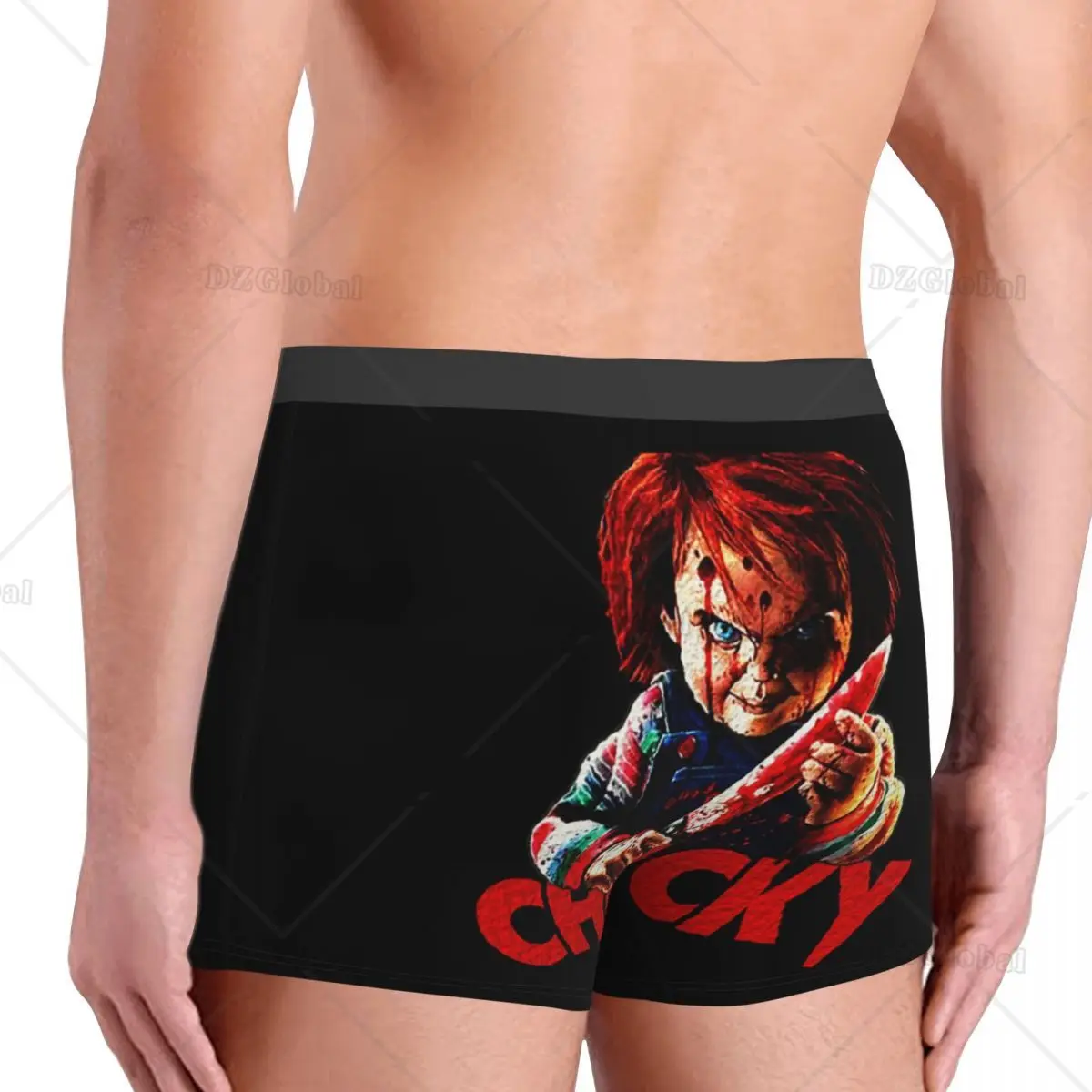 Men Boxer Shorts Panties Chucky Killer Halloween Breathable Underwear Horror Doll Homme Humor S-XXL Underpants