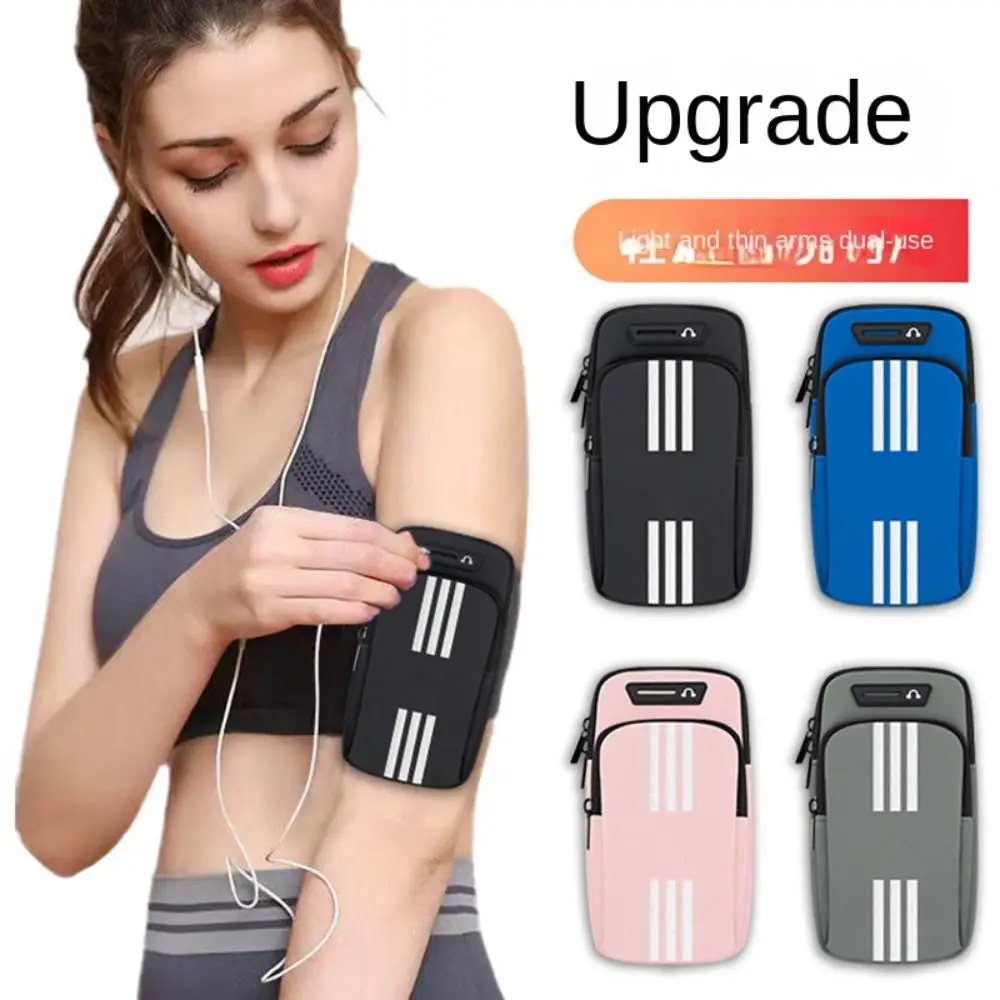 Poche de support pour course à pied, sac de bras de fitness, portefeuille étanche pour téléphone portable, sac de poignet, brassard de course