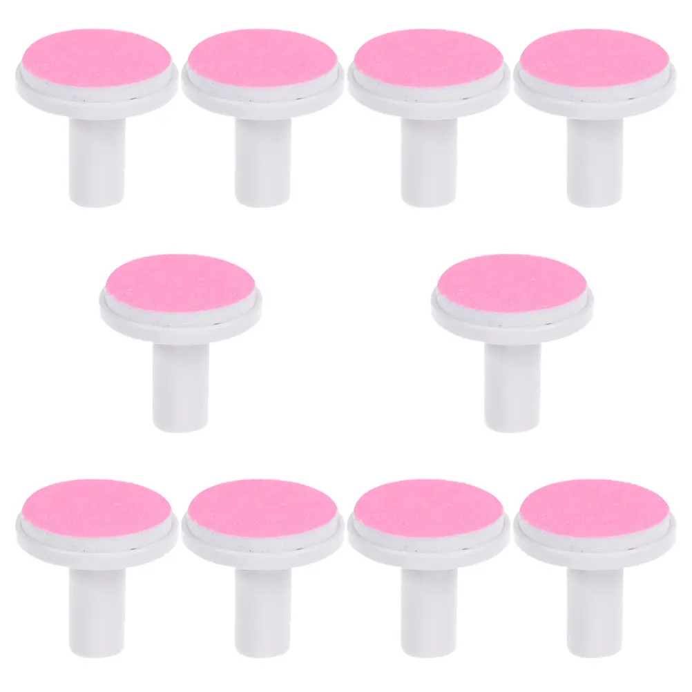 

10 Pcs Electric File Grinding Heads Replacement Bits Sandpaper Parts Nail Drill Accessories Trimming Tools Long Lasting