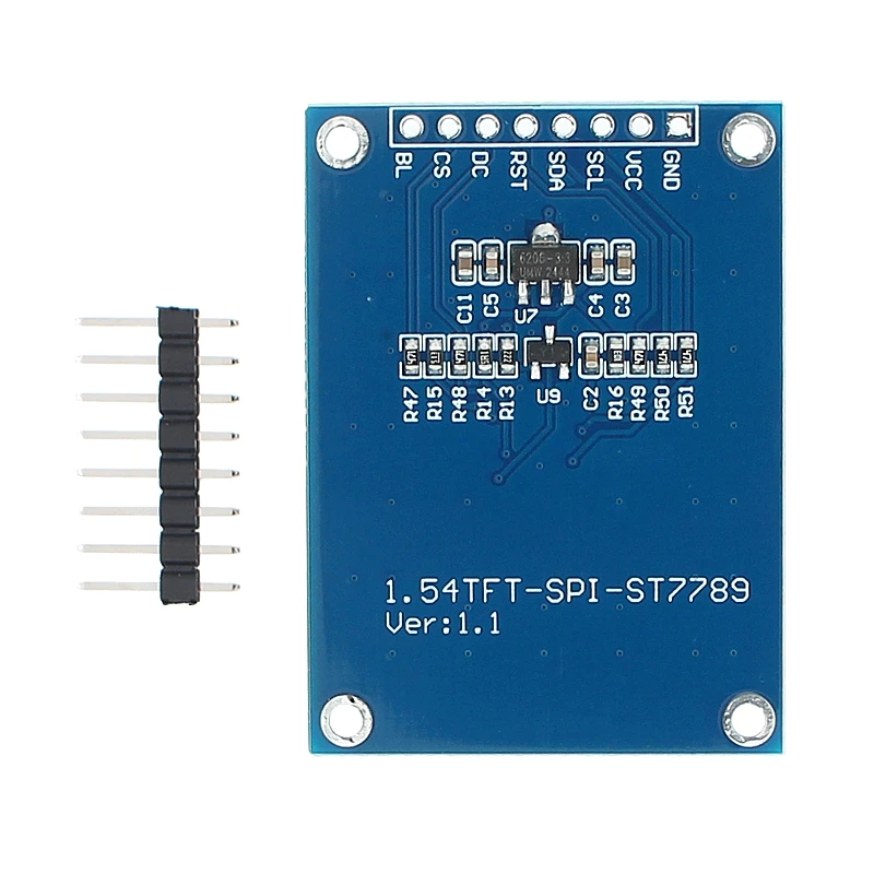 1.54 Inch 1.54" Full Color TFT Display Module HD IPS LCD LED Screen 240x240 SPI Interface ST7789 For Arduino