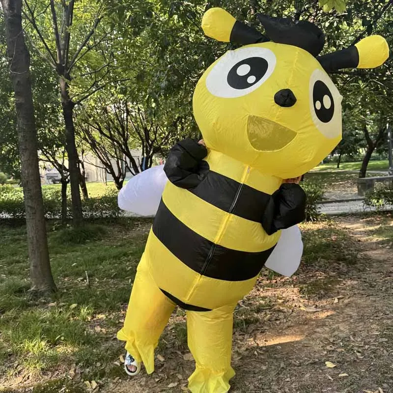 

Cute Little Bee Inflatable Costume Adult Cosplay Bee Costume Halloween Christmas Animal Themed Party Dress Up Inflatable Costume