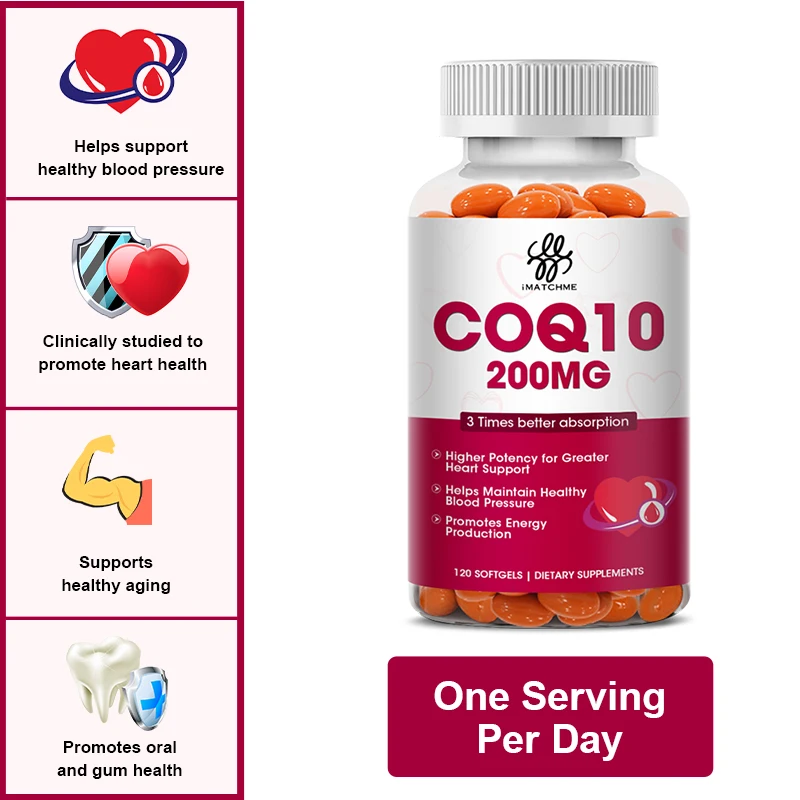 200mg Per Serving, COQ10 Supplement - Active Pyrroloquinoline Quinone, Bioavailable ZenPQQ & Mitochondrial, Non-GMO For Adult