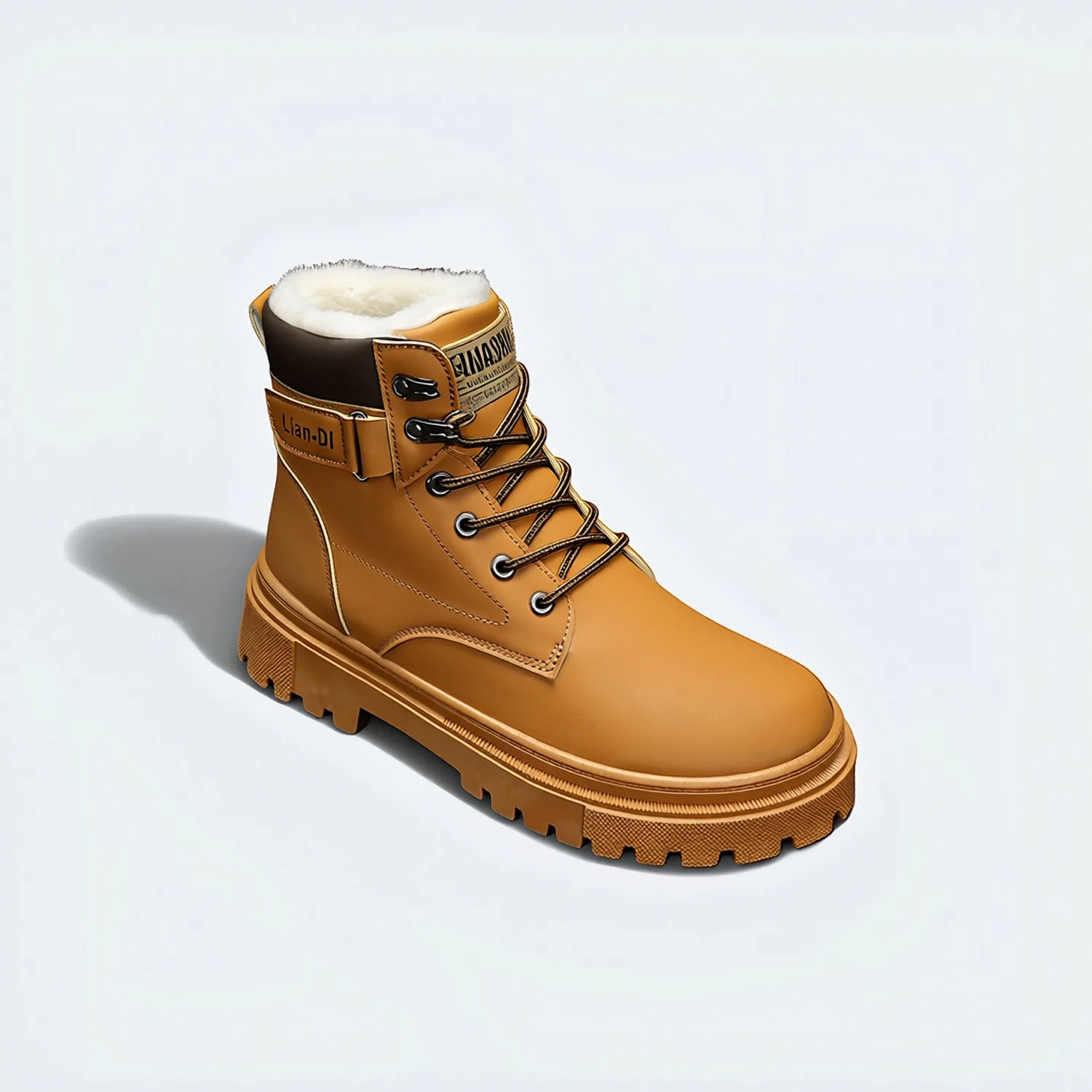 

LANGYUN зимние повседневные кроссовки из искусственной кожи, большой размер 46, мужская повседневная обувь