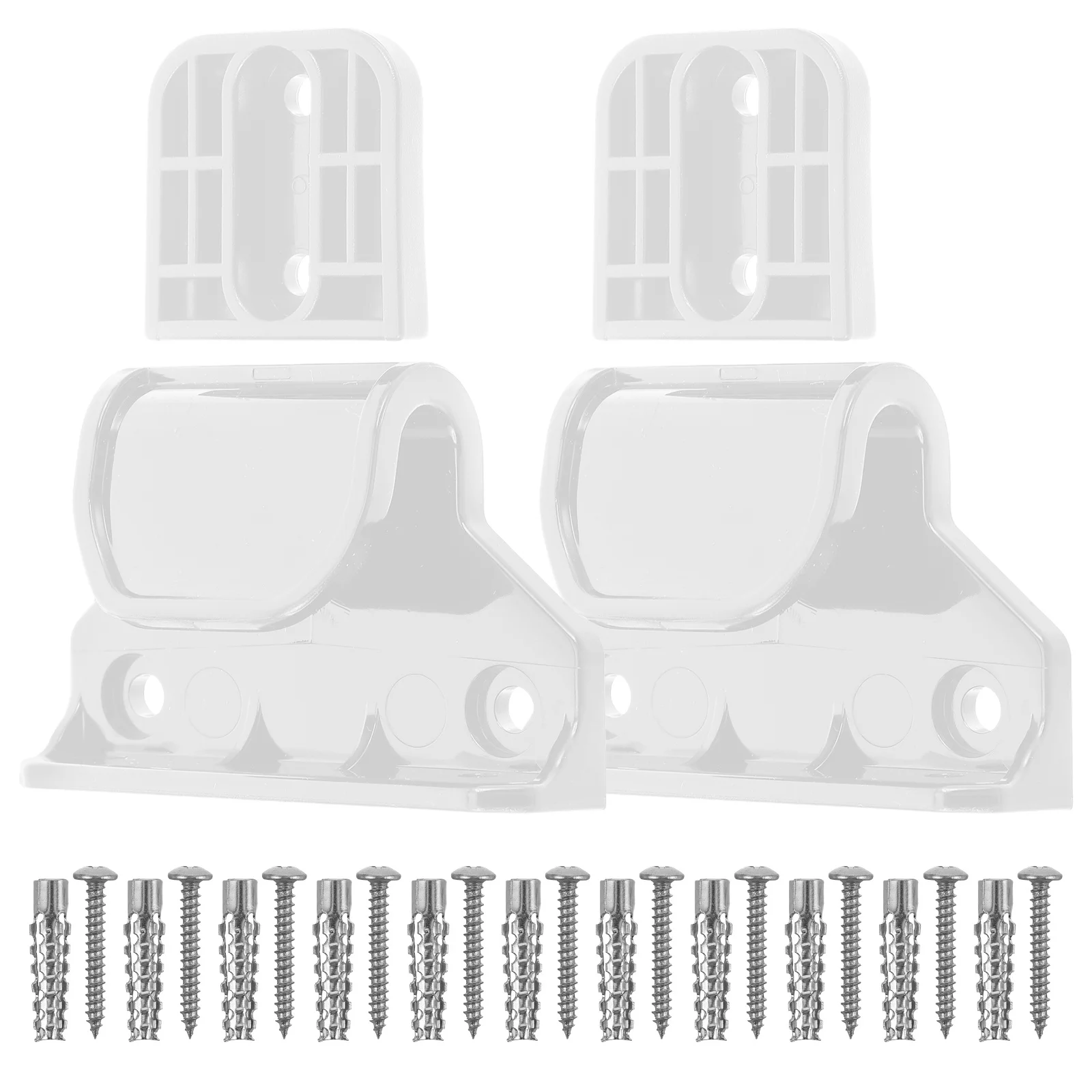 

1 комплект, выдвижные запасные части для детских ворот, черные, включая защелки, кронштейны, винты, внутренняя и наружная защитная лестница