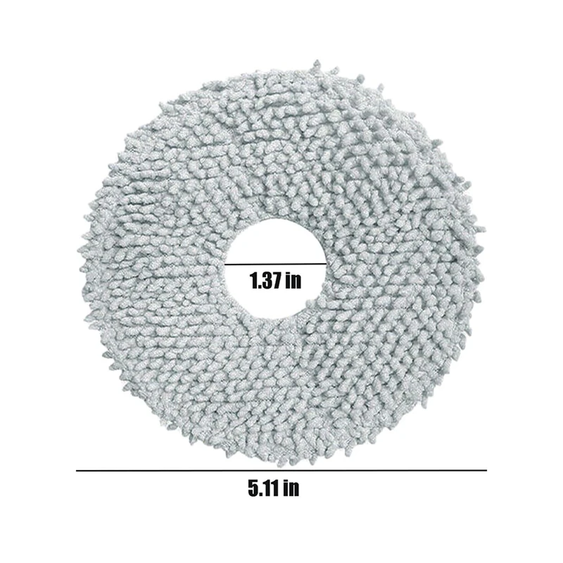 10 pçs roborock p10 q revo série mop almofada de substituição para roborock p10 kit limpeza piso duro