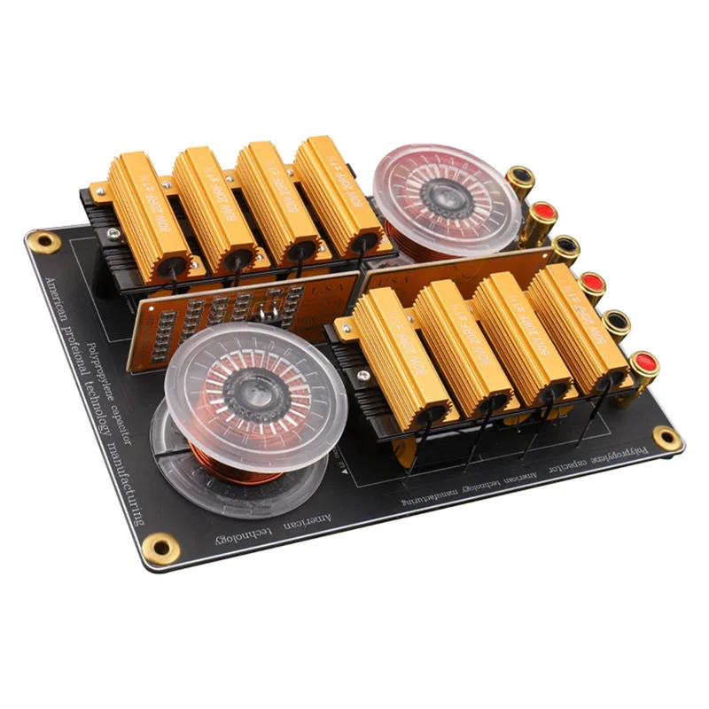 【ABUP】High-Crossover Board 2000Hz 800W Dual Tweeter High-Pressure 2 Way Speaker Frequency Divider Filter Audio Hi-Fi Crossover