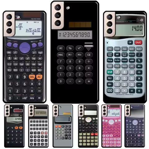 Retro Calculator Case For Samsung Galaxy S10 S9 S8 Note 10 Plus Note 20 S22 S21 S23 Ultra S20 FE Cover Shell