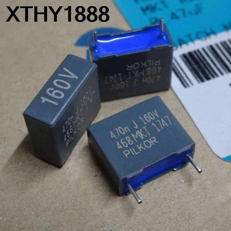 

20 шт. MKT468 0,47 мкФ 160 В 470 нФ u47 474 пленочный конденсатор 10 мм